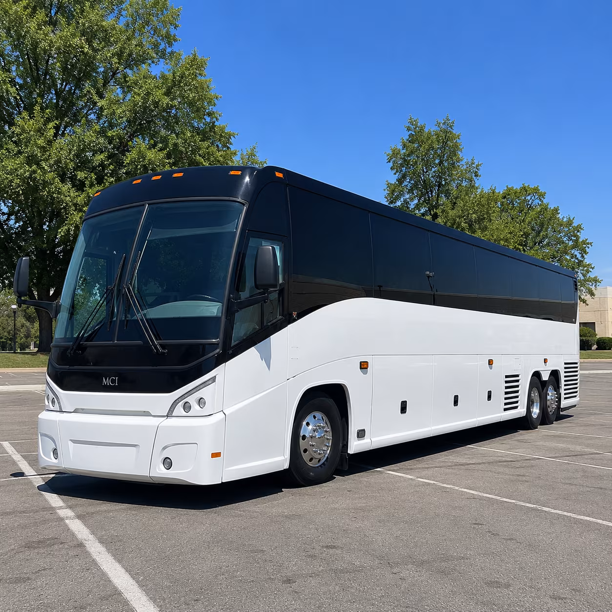 Allen allen corporate event party bus rental party bus exterior