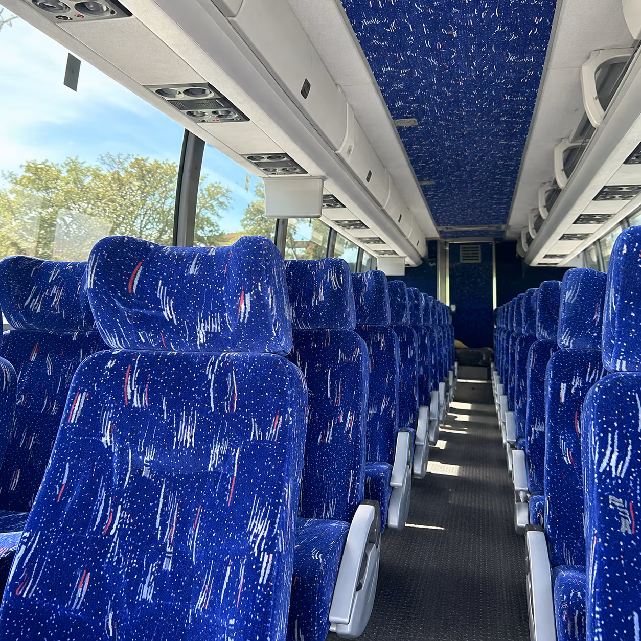 Allen allen corporate event party bus rental party bus exterior