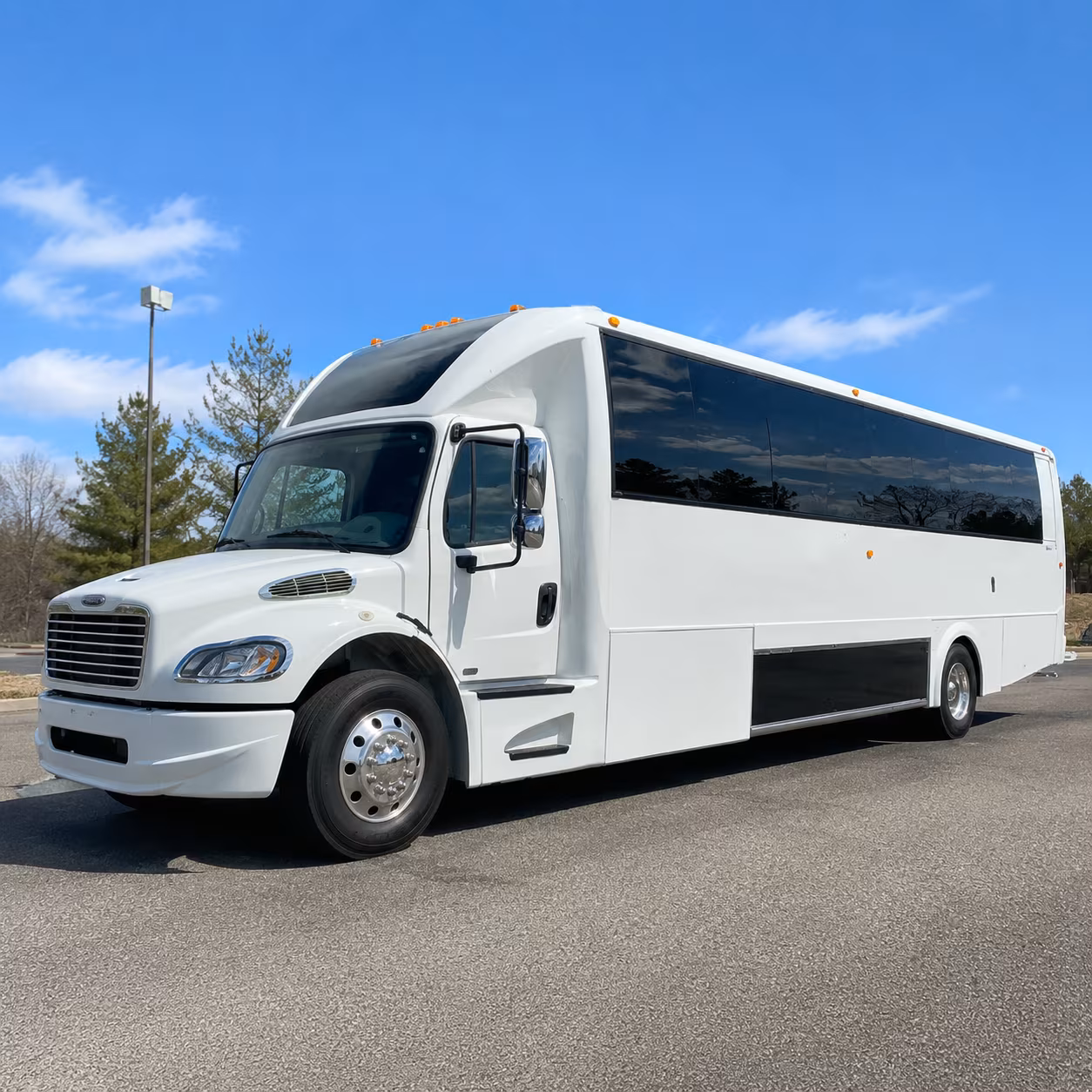 Allen allen private event party bus rental party bus exterior