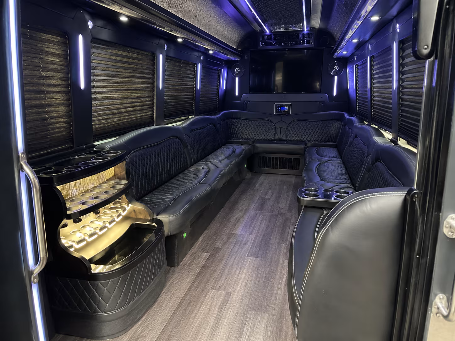 Allen allen private event party bus rental party bus exterior