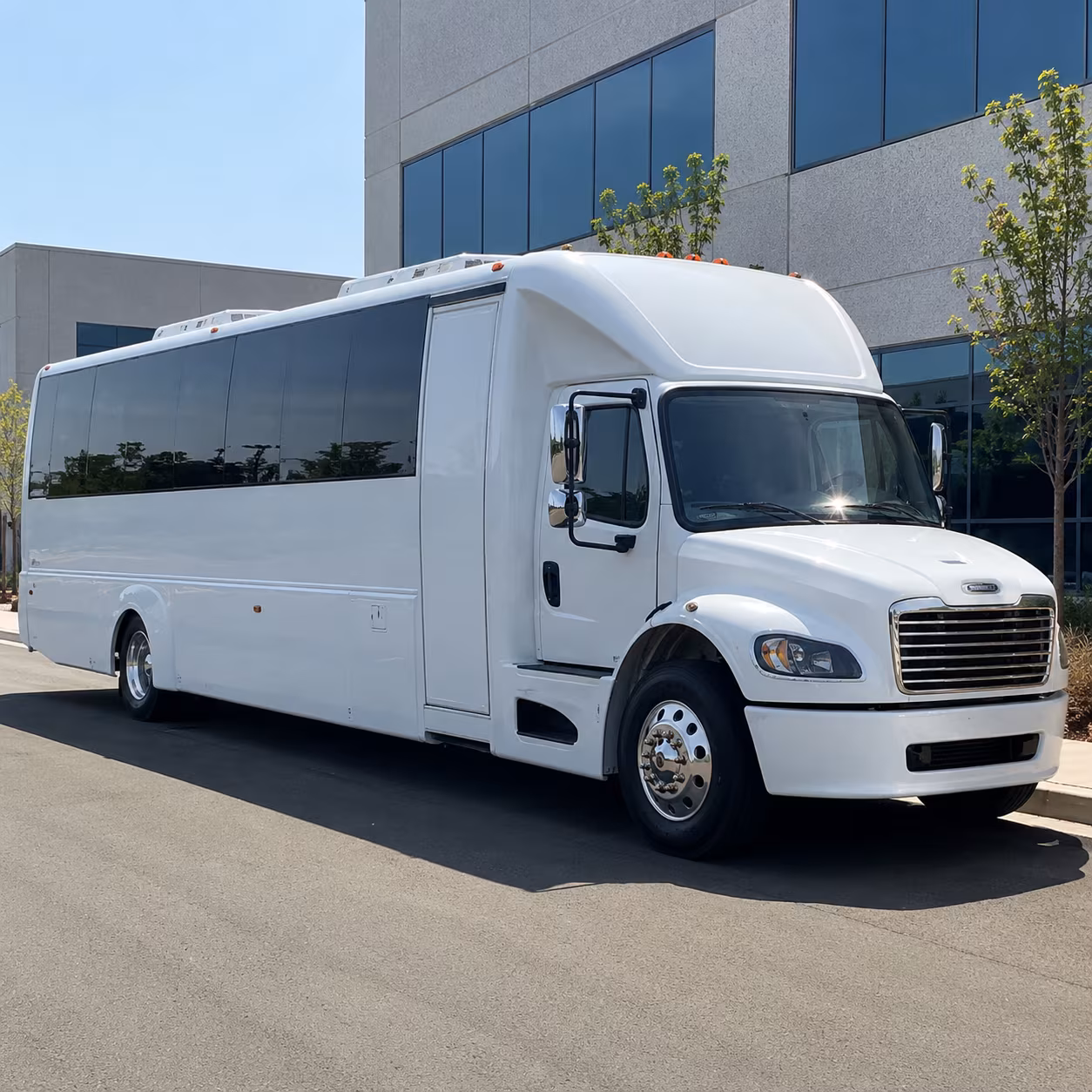 Allen allen prom party bus rental party bus exterior