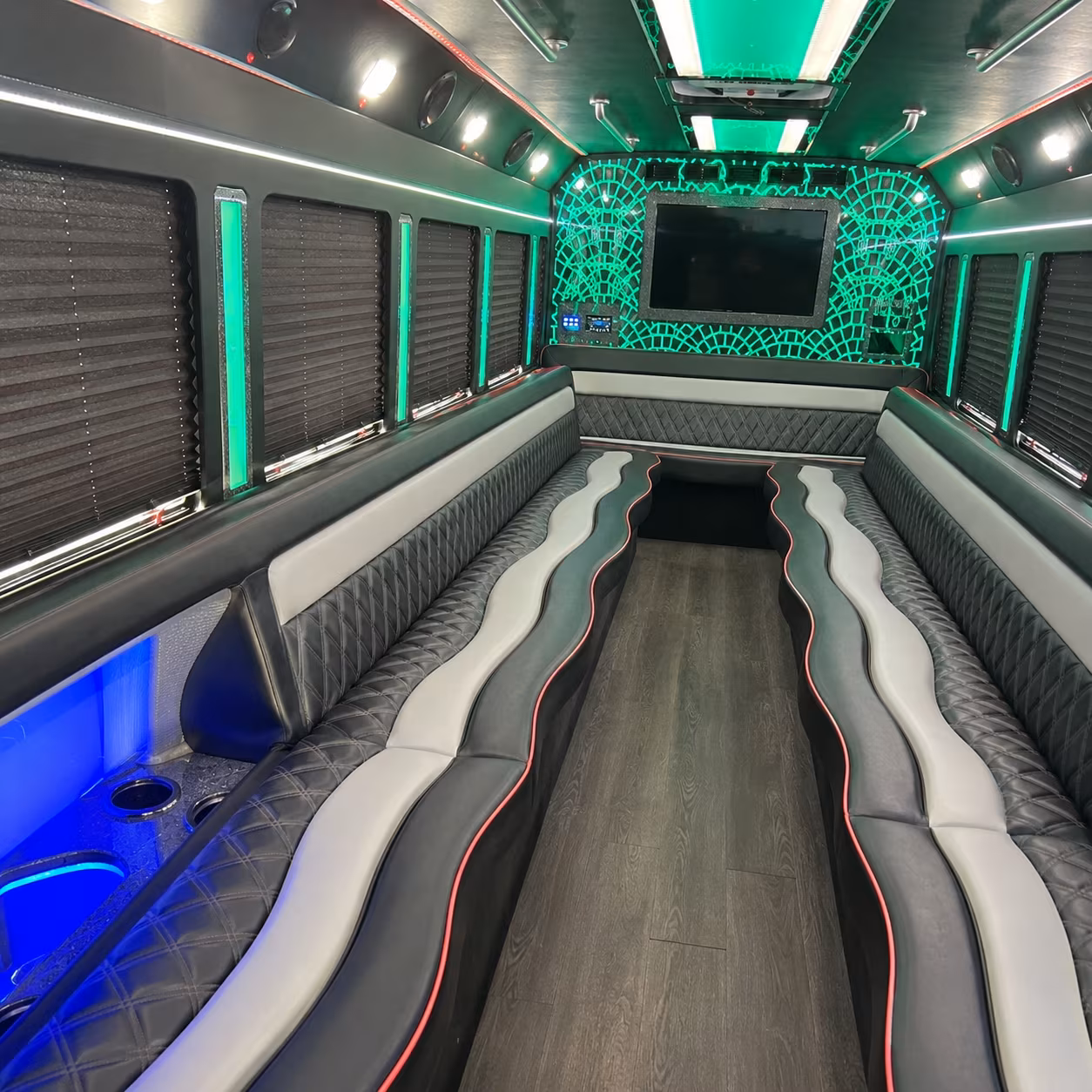 Allen allen prom party bus rental party bus exterior