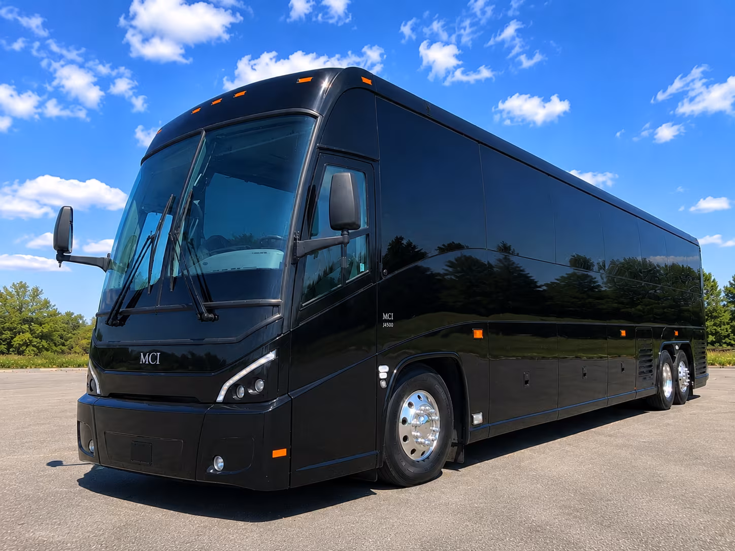 Allen allen school event bus rental party bus exterior