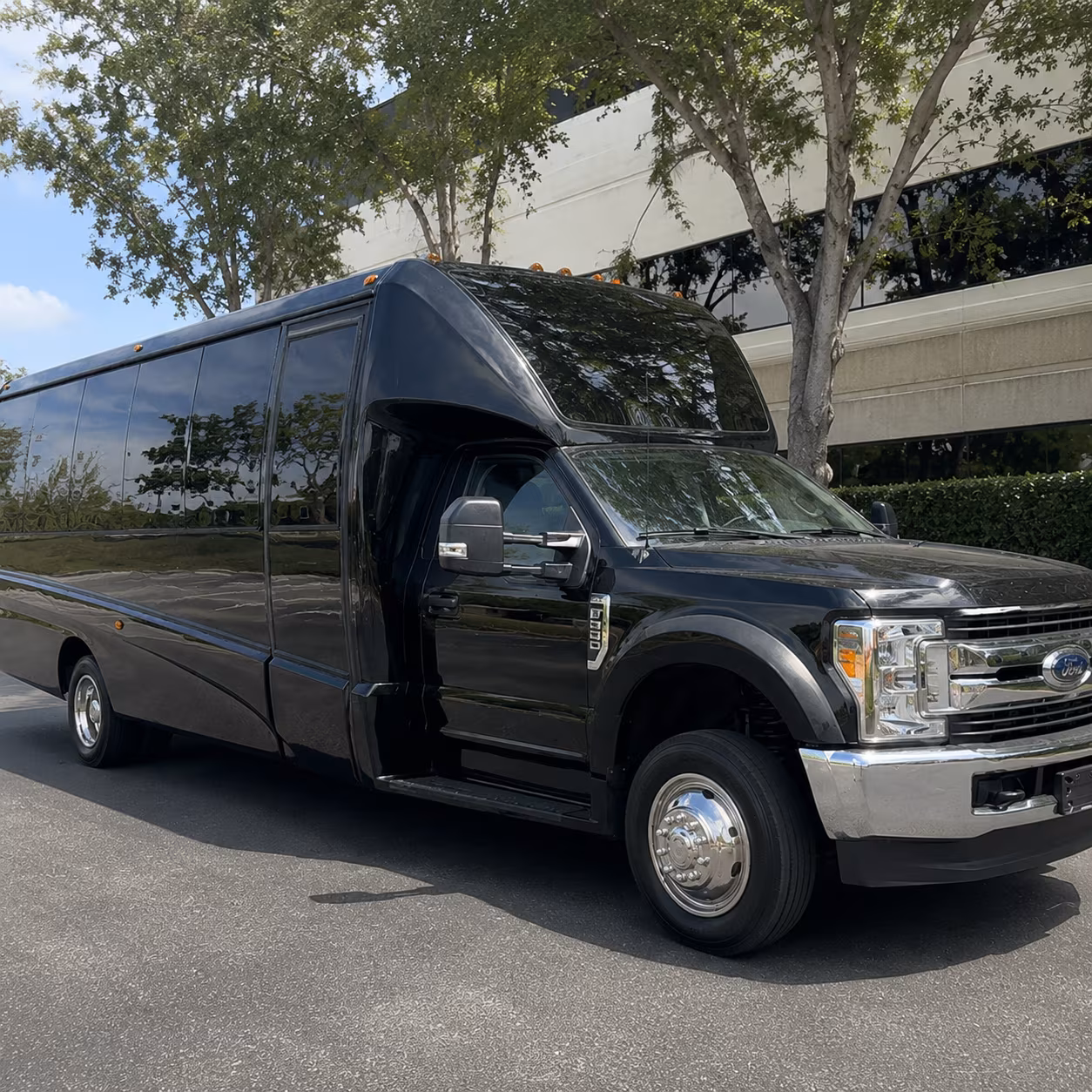 Allen allen wedding party bus rental party bus exterior