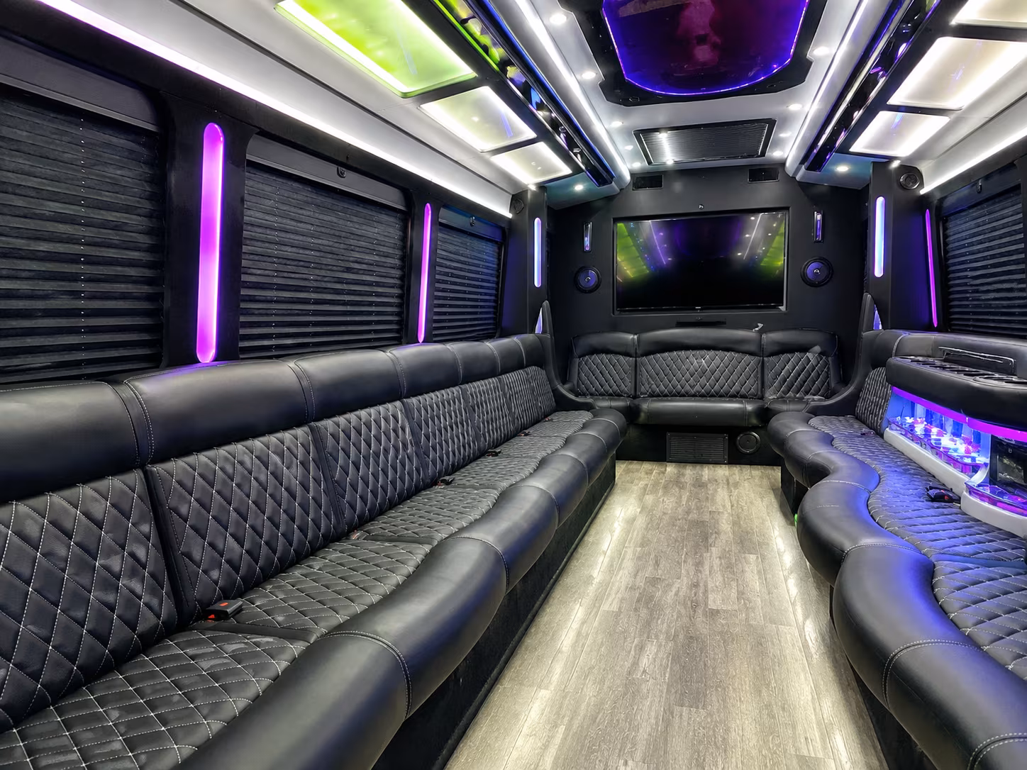 Allen Bachelor & Bachelorette Transportation onboard seating