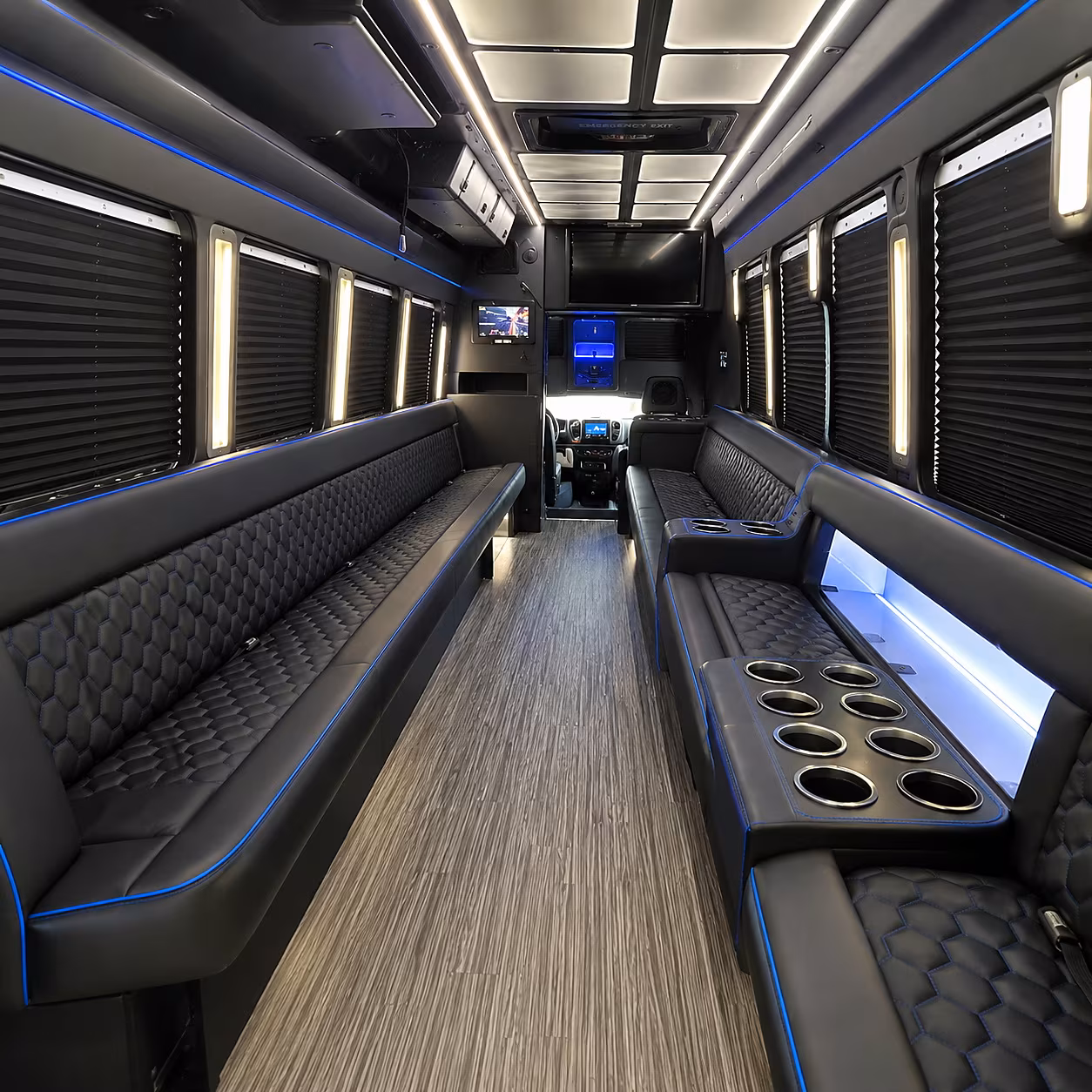 Allen Private Event Transportation onboard seating