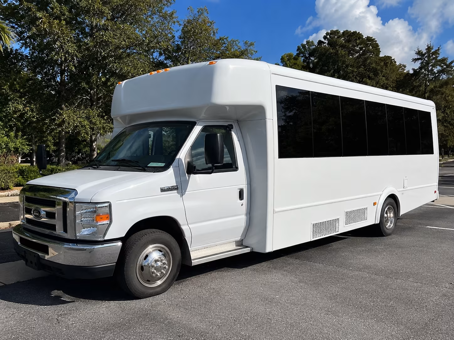 Allen Prom & Homecoming Transportation party bus interior
