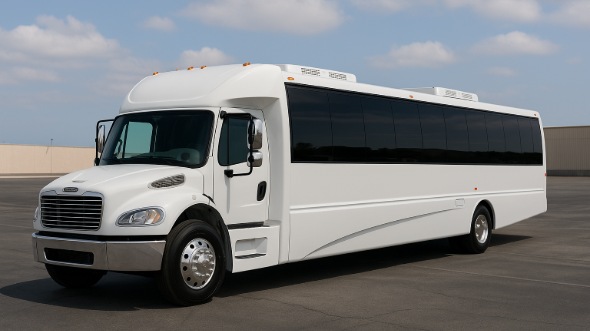Exterior of Charter Bus Company Lewisville's 30 Passenger Party Bus in Lewisville
