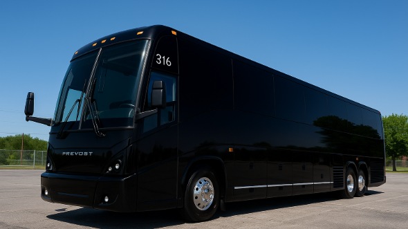 Exterior of Charter Bus Company Frisco's 40 Passenger Party Bus in Frisco