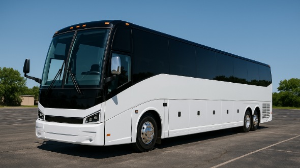 Exterior of Charter Bus Company McKinney 's 40 Passenger Party Bus in McKinney 