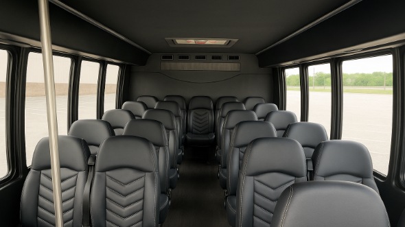 25 passenger minibus interior